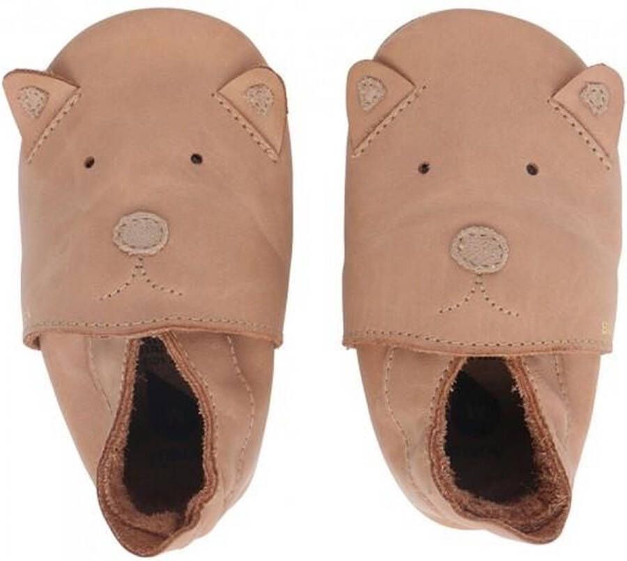 Bobux Babyslofjes Soft Soles Caramel Woof Small