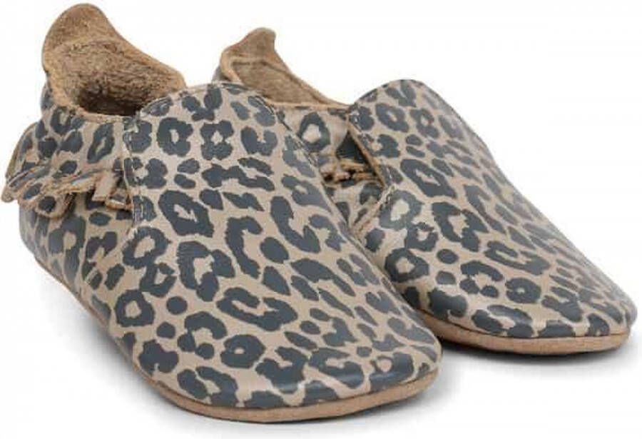 Bobux Soft Soles Giants Gold Leopard Print 5XL