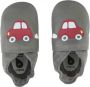 Bobux Soft Soles Baby Slofjes Leer Grey Orange Racing Car - Thumbnail 1