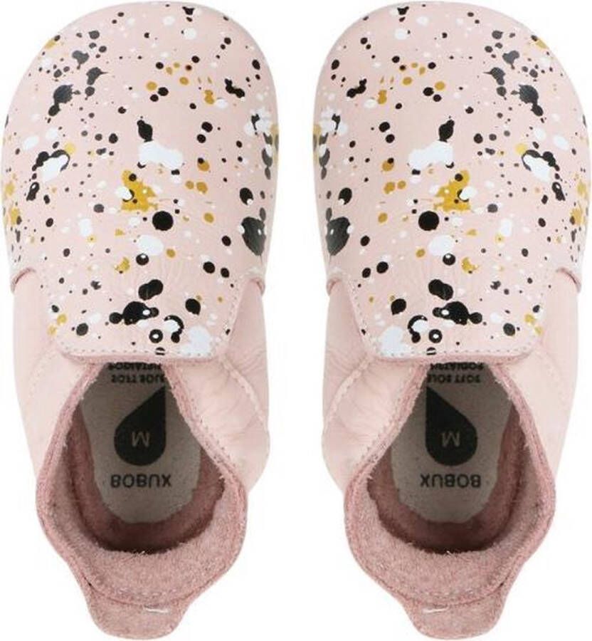 Bobux Soft Soles Spekkel blossom Babyslofjes