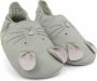 Bobux Soft Soles Baby Slofjes Leer Squeek Light Grey - Thumbnail 1