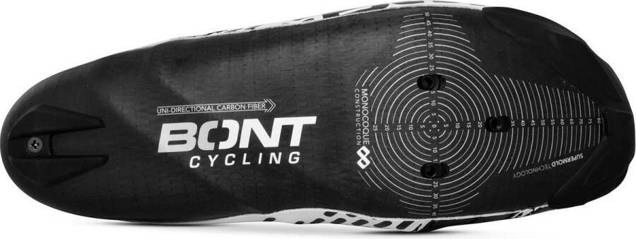 Bont Helix Racefietsschoen White Charcoal Durolite