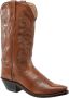 Bootstock Conveted Cowboylaarzen Western Laarzen Dames Cognac - Thumbnail 1