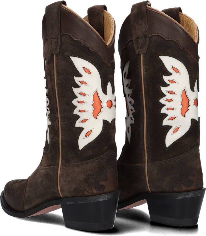 Bootstock Eagle Brown Laarzen Suède Meisjes Bruin