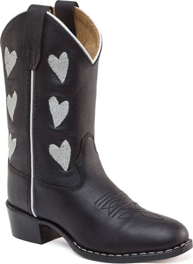 Bootstock Hearts Cow laarzen Western Laarzen Kids Zwart