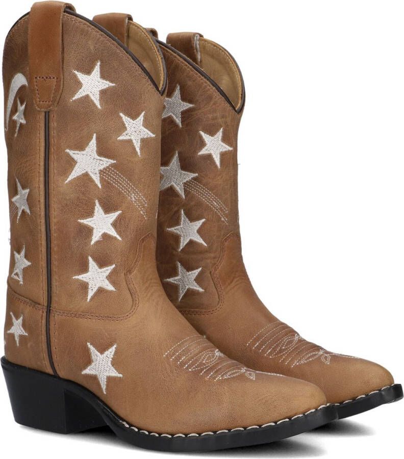 Bootstock Stars Brown Laarzen Meisjes Bruin