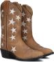 Bootstock Stars Black cowboylaarsje van leer met borduring - Thumbnail 3