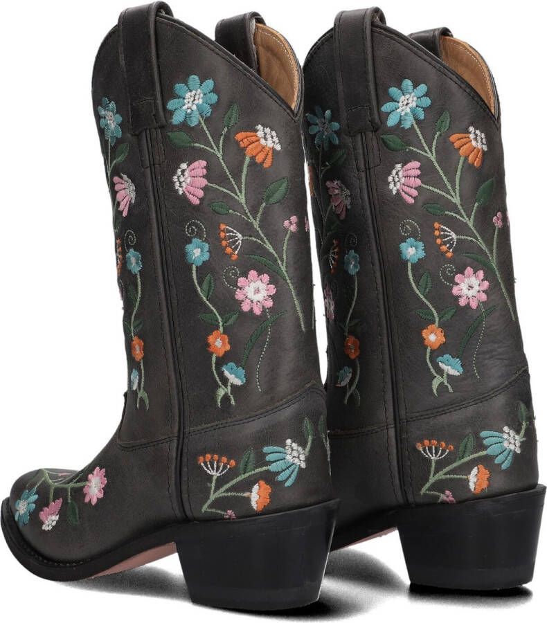 Bootstock Winter Bouquet Laarzen Leer Meisjes Grijs