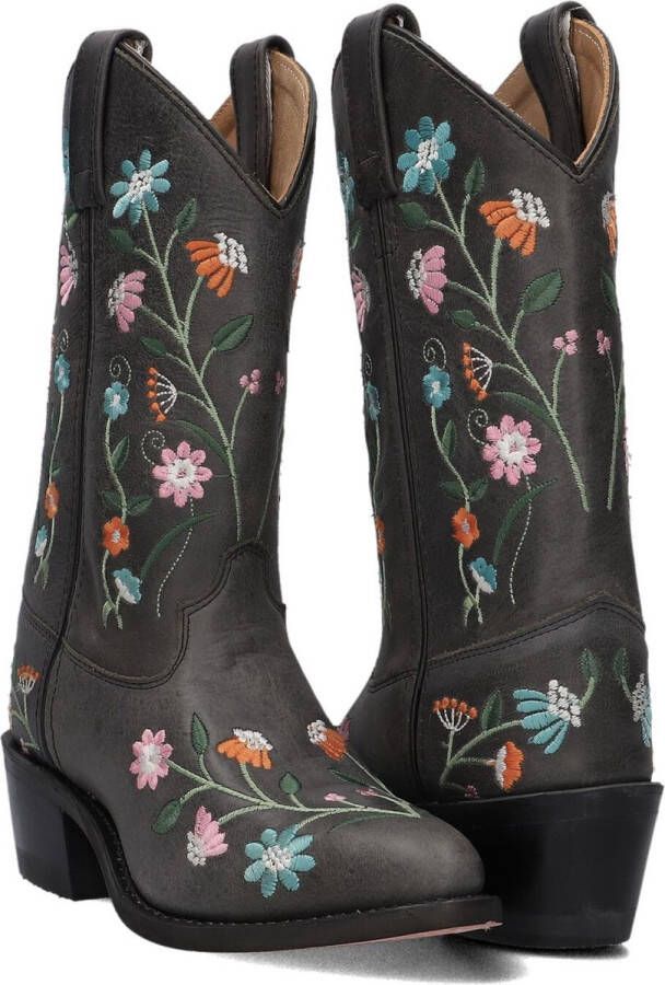 Bootstock Winter Bouquet Laarzen Leer Meisjes Grijs