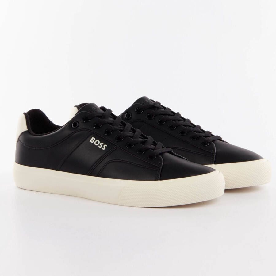 Hugo Boss Sportieve Zwarte Sneakers Aiden Tenn Black Heren