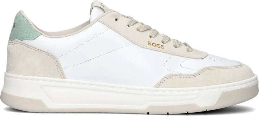 BOSS Lage Sneakers Dames Baltimore Tenn Maat: 40 Materiaal: Leer Kleur: Wit