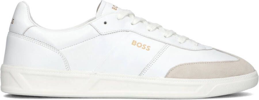 BOSS Brandon Tenn Lage sneakers Leren Sneaker Heren Wit