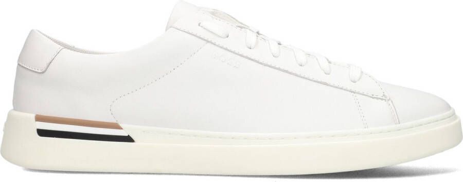 BOSS Lage Sneakers Clint Tenn Maat: 40 Materiaal: Leer Kleur: Wit