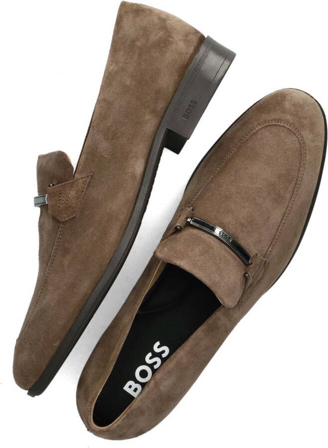 BOSS Colby_loaf Loafers Instappers Heren Bruin