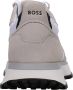 Hugo Boss Leren Sneakers Ronde Neus Logo Vetersluiting Beige Heren - Thumbnail 4