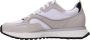 Hugo Boss Leren Sneakers Ronde Neus Logo Vetersluiting Beige Heren - Thumbnail 1