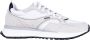 Hugo Boss Leren Sneakers Ronde Neus Logo Vetersluiting Beige Heren - Thumbnail 4