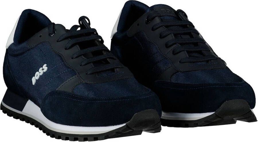 Boss Hugo Sneakers Heren Lage sneakers Herenschoenen Canvas Parkour runn NOS Blauw