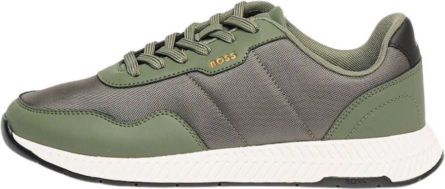 BOSS Hugo Titanium runner sneaker groen