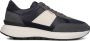 Hugo Boss Blauw Leren Mesh Sneakers Multicolor Heren - Thumbnail 1