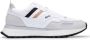 Hugo Boss Sportieve Stijl Witte Sneakers met Merks Kenmerkende Gestreepte Tape White Heren - Thumbnail 1