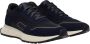 BOSS Lage Sneakers Heren Jonah_runn Maat: 40 Materiaal: Suède Kleur: Blauw - Thumbnail 1