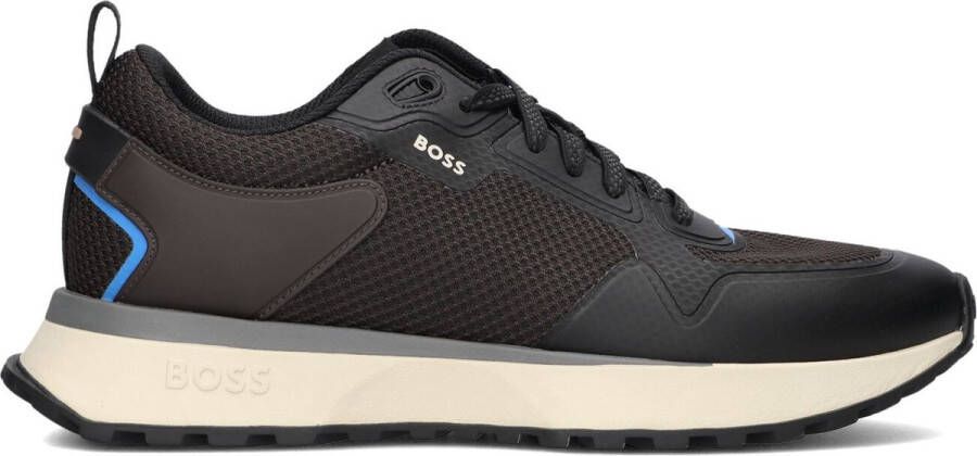 BOSS Lage Sneakers Heren Jonah Runn Maat: 41 Materiaal: Textiel Kleur: Bruin