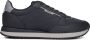 BOSS Lage Sneakers Heren Kai Runn Maat: 44 Materiaal: Leer Kleur: Blauw - Thumbnail 1