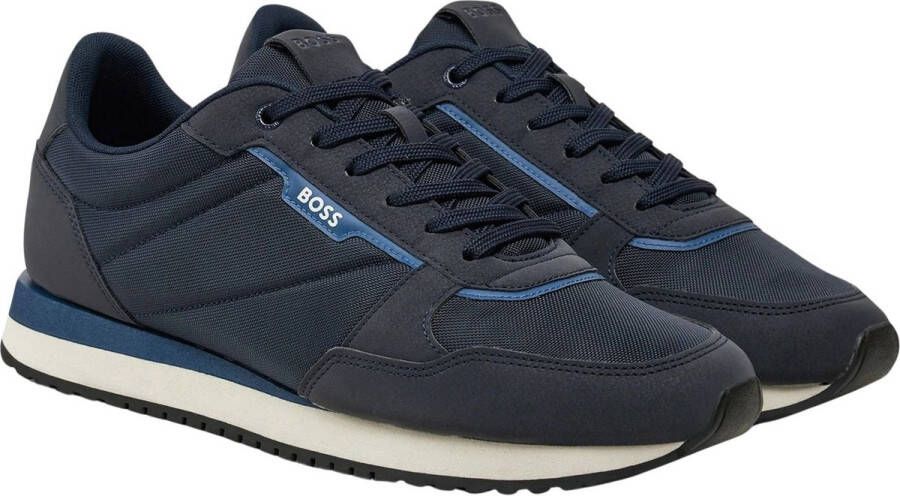 Hugo Boss Blauwe Sneakers Kai Model Blue Heren