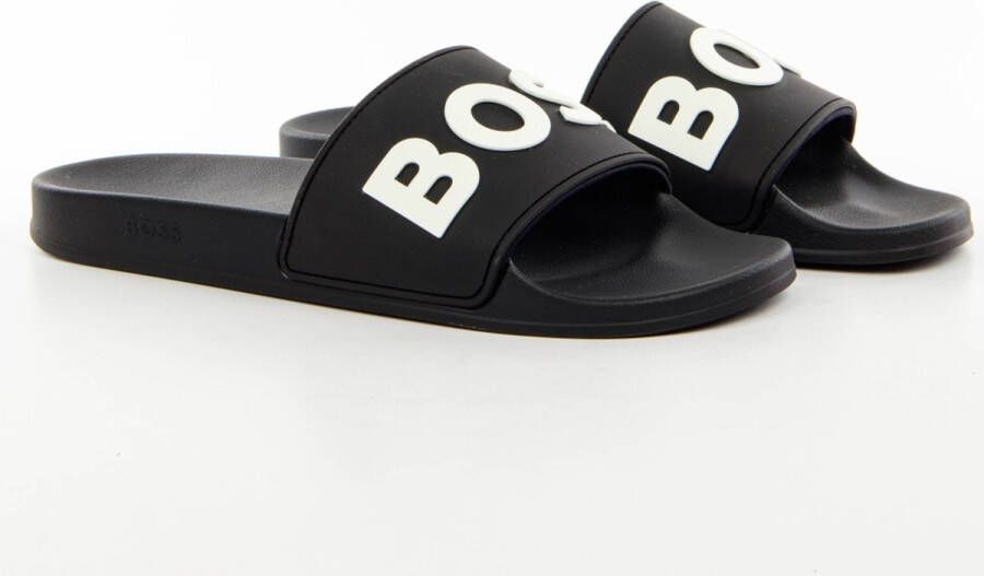 Boss Slippers met labelprint model 'Kirk'