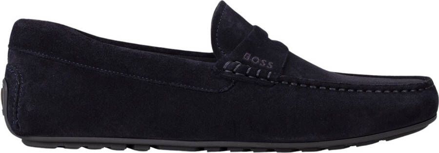 BOSS Noel_mocc Mocassins Instappers Heren Blauw