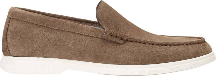 BOSS Loafers Heren Sienne_loaf Maat: 40 Materiaal: Suède Kleur: Bruin - Foto 2