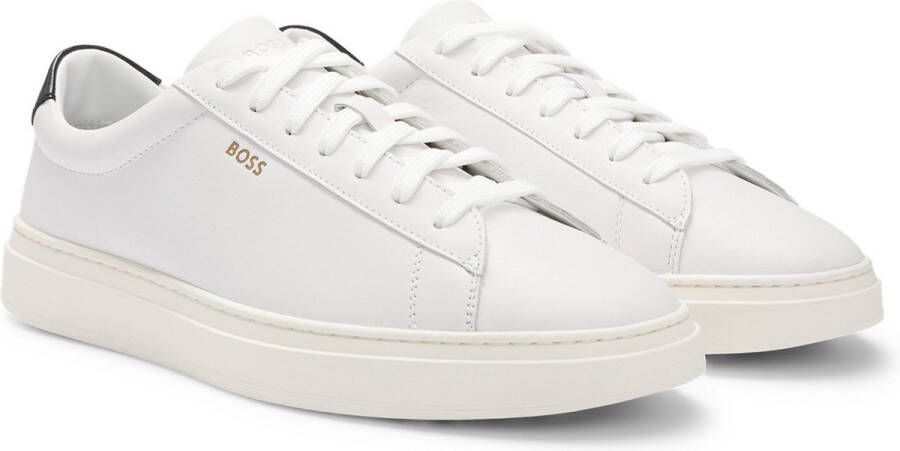 Boss Lage sneakers met vetersluiting model 'KIERAN'