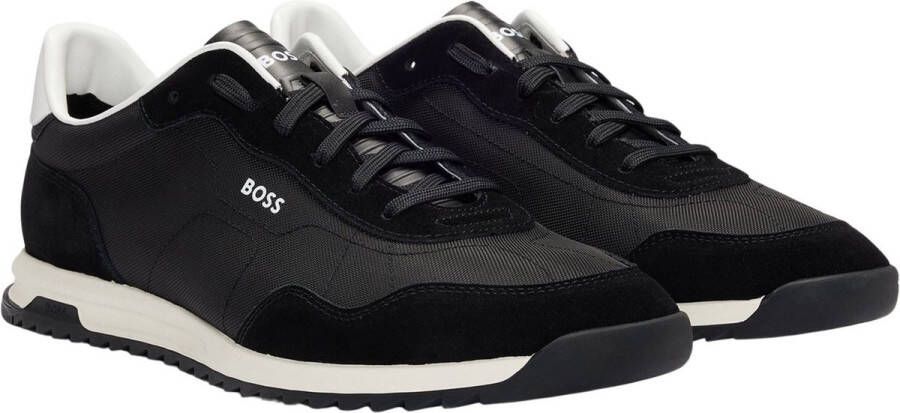 Hugo Boss Zayn Hybride Sneakers met Logo Prints Black Heren