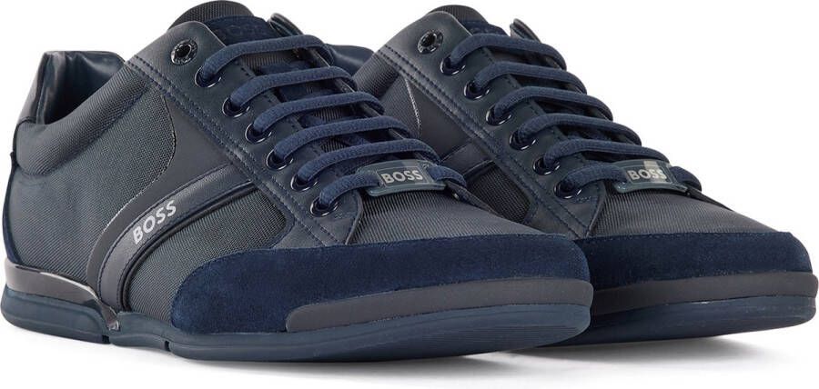 Hugo Boss Saturn Lowp Lage sneakers Heren Blauw - Foto 3