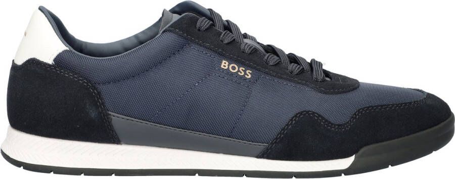 BOSS Titanium heren sneaker Donkerblauw