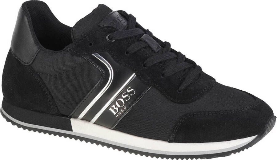 Boss Trainers J29282-09B voor een jongen Zwart Sneakers