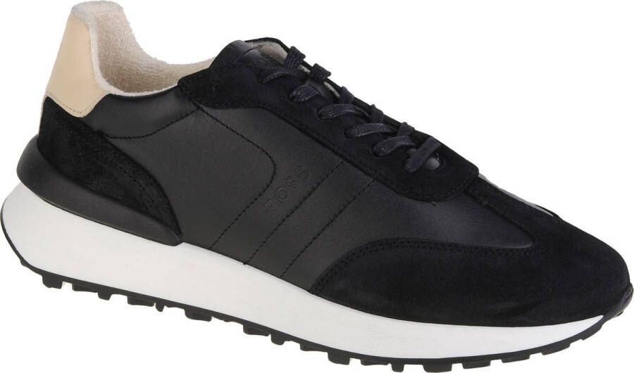 Boss Trainers J29298 09B voor een jongen Zwart Sneakers