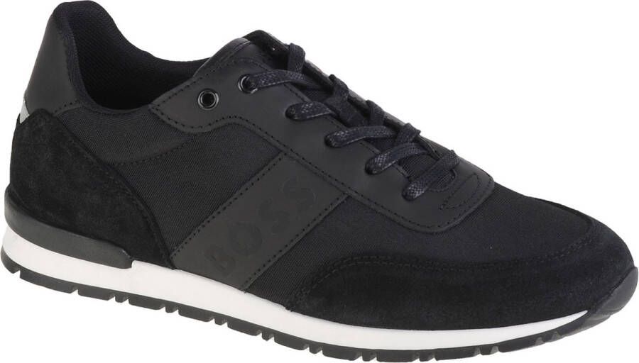 Boss Trainers J29300-09B voor een jongen Zwart Sneakers