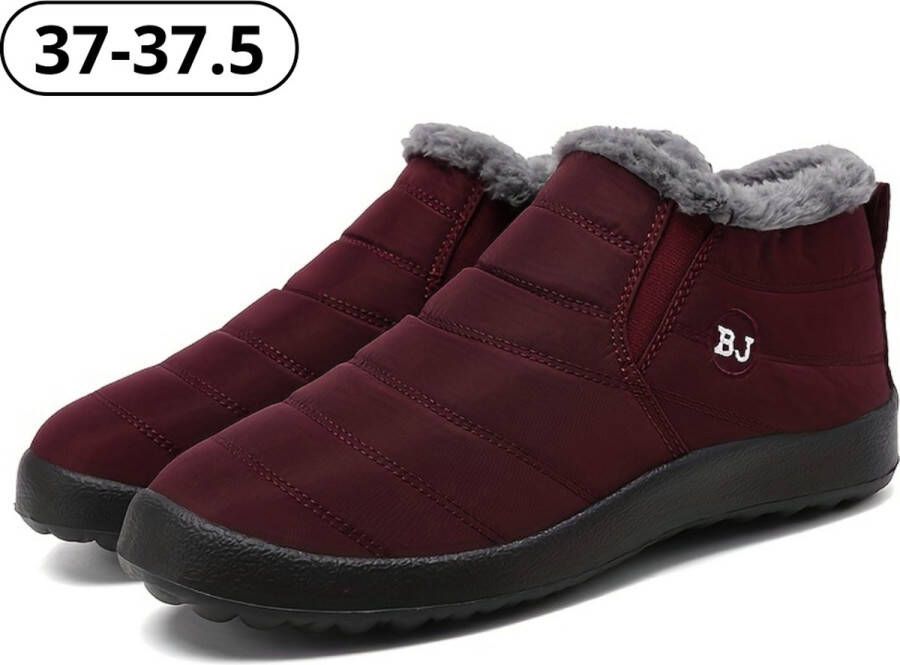 Bovista Antislip Sneeuwboots Snowboots Wintersport Sneeuwschoenen Ski Gadgets Voor Heren Bordeaux Rood