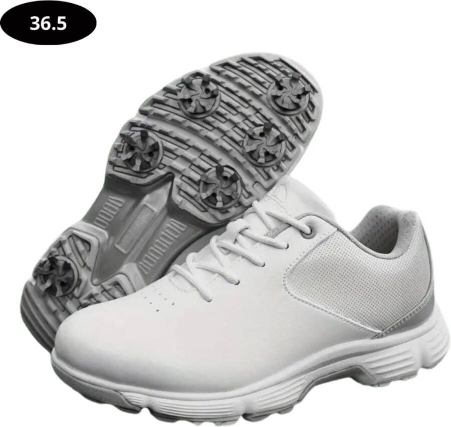 Bovista Golfschoenen Dames- Sneakers Golfkleding Golfschoenen Antislip Waterdicht Golfen Licht Grijs