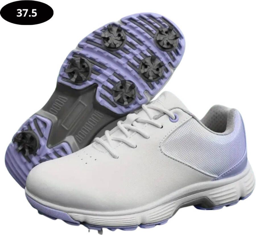 Bovista Golfschoenen Dames- Sneakers Golfkleding Golfschoenen Antislip Waterdicht Golfen Licht Paars