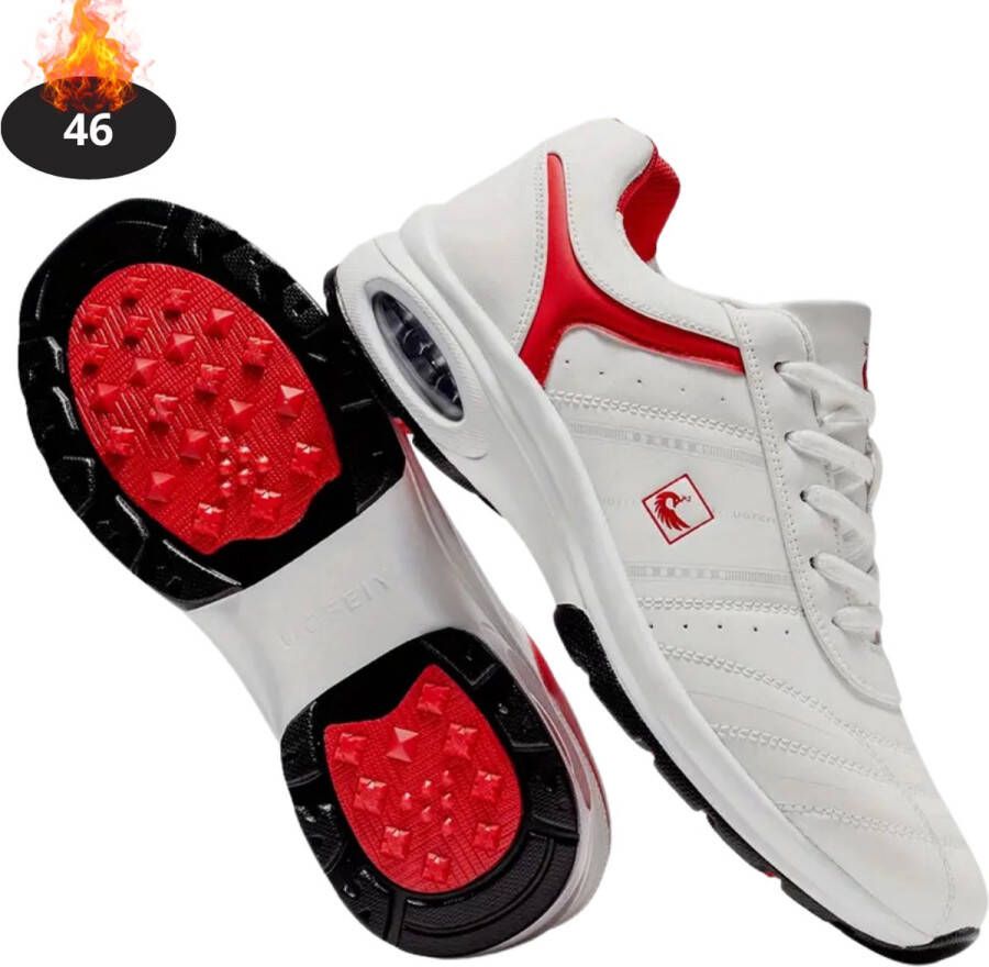 Bovista Golfschoenen Heren Golfkleding Golfschoenen Antislip Golfen Rood