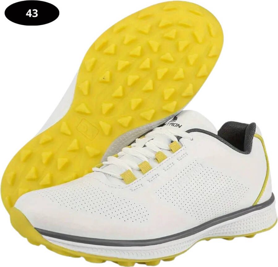 Bovista Golfschoenen Heren Sneakers Golfkleding Golfschoenen Antislip Waterdicht Golfen Geel