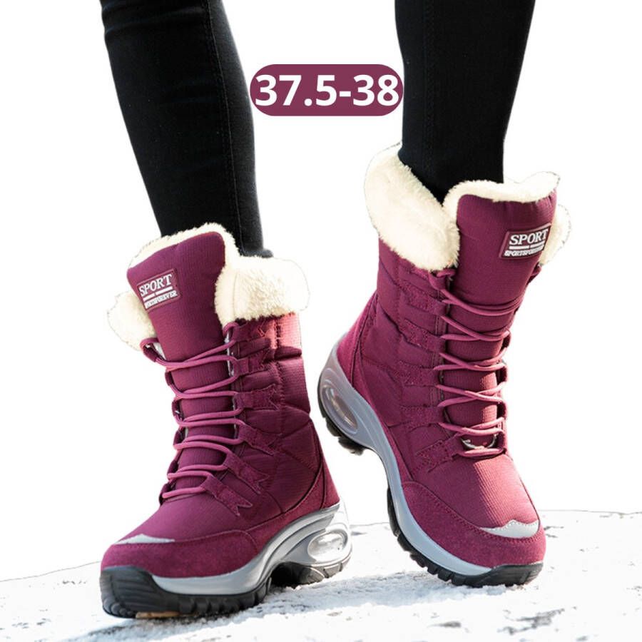 Bovista Sneeuwboots Sneeuwschoenen Snowboots Wintersport Dames Ski Gadgets Rood