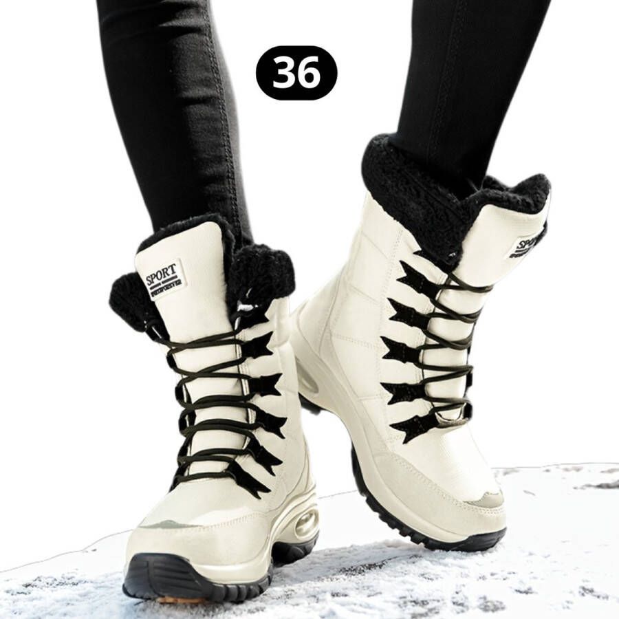 Bovista Sneeuwboots Sneeuwschoenen Snowboots Wintersport Dames Ski Gadgets Wit