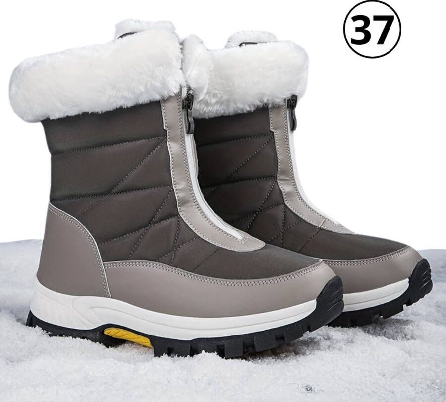 Bovista Snowboots Voor Dames Sneeuwschoenen- Wintersport Sneeuwboots Ski Gadgets Grijs