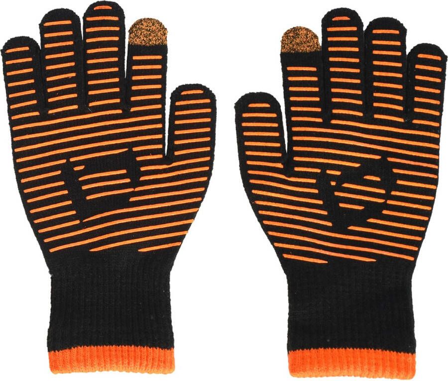 Brabo B Wintergloves Swipe Bk Or (per 10) Black Orange Unisex Maat Junior