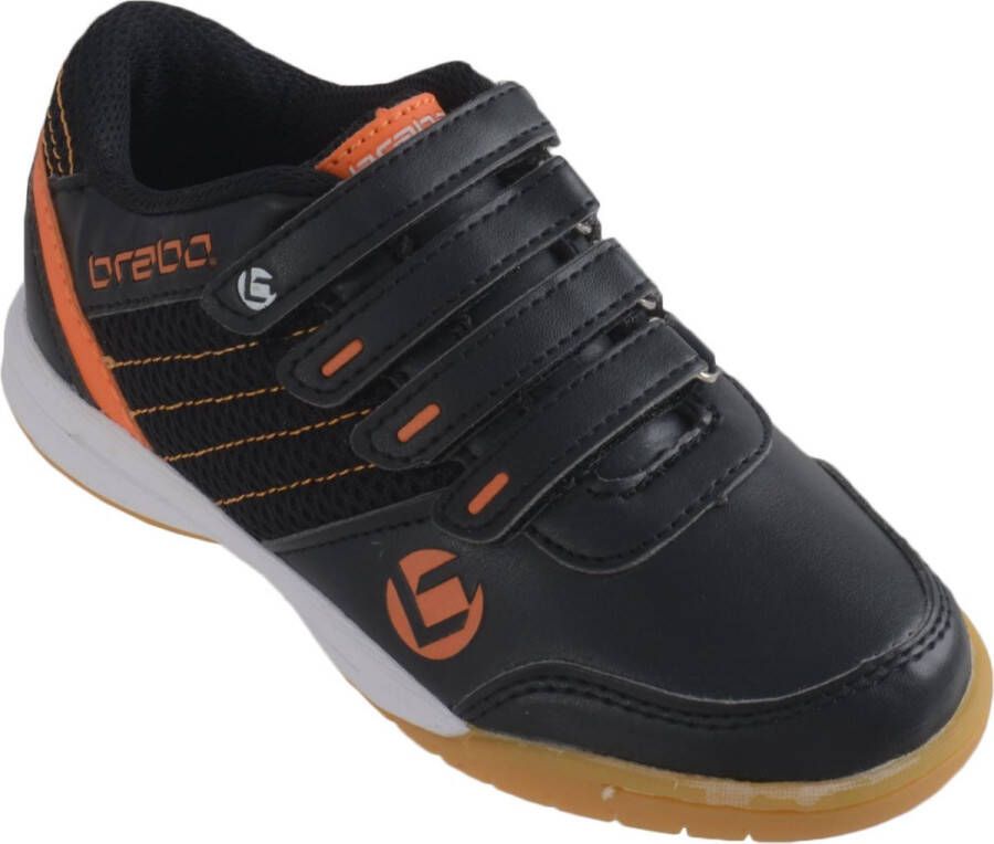 Brabo BF1014 Indoor Hockeyschoenen Unisex Zwart Oranje