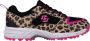 Brabo Velcro Leopard Junior Sportschoenen Korfbal Brown Black - Thumbnail 4